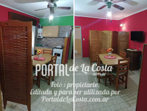 Deptos para 4 a 6 pers.